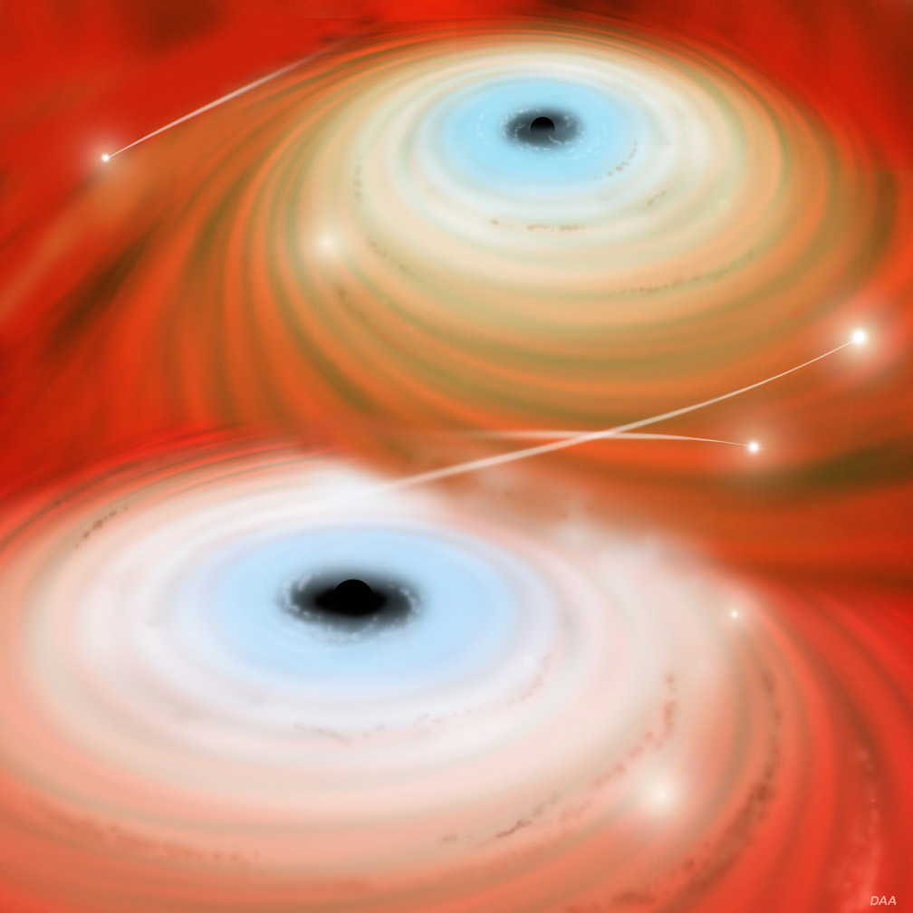 Resultado de imagen de Agujeros negros binarios